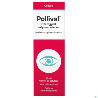 Pollival 0,5mg/ml collyre multidos. fl pompe 10ml