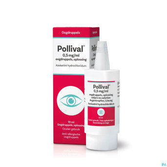 Pollival 0,5mg/ml collyre multidos. fl pompe 10ml