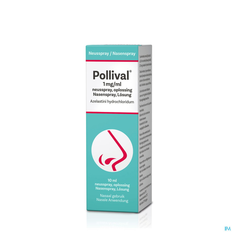 Pollival 1mg/ml sol pour pulv nasale 10ml