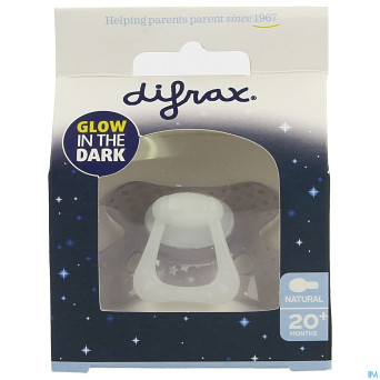 Difrax sucette natural 20m+ nuit