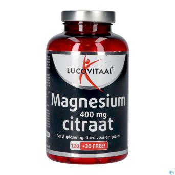 Lucovitaal citrate magnesium 400mg comp 150