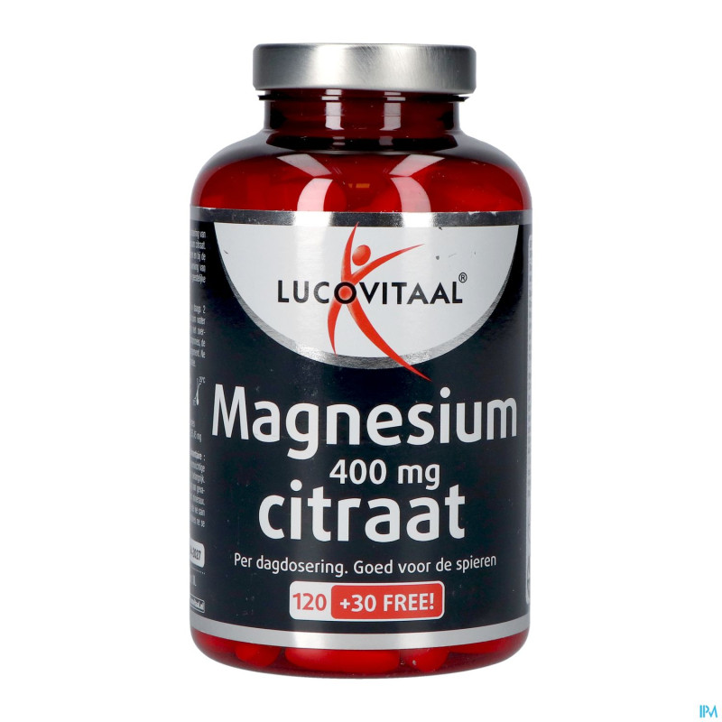 Lucovitaal citrate magnesium 400mg comp 150