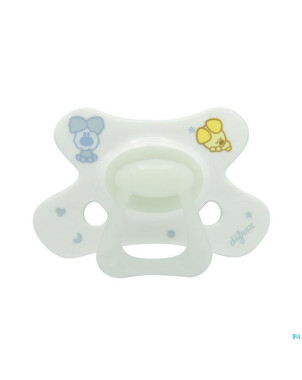 Difrax sucette natural 20m+ woezel&pip