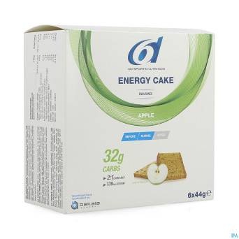 6d sixd energy cake apple    6x44g