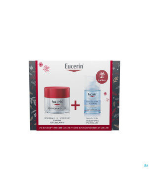 Eucerin xmas box a/age h.fil+vol.free derm.cl100ml
