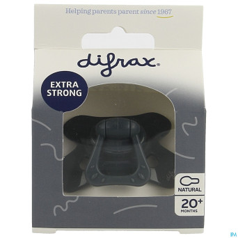 Difrax sucette natural 20m+ uni bleu