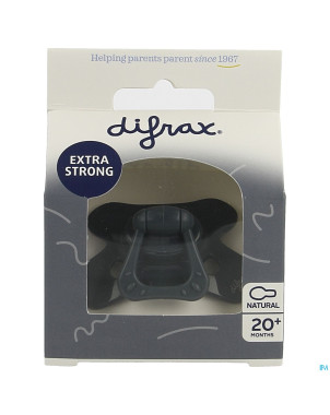 Difrax sucette natural 20m+ uni bleu