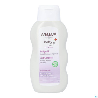 Weleda sensitive  lt corps mauve blanche  200ml nf