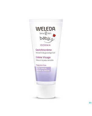Weleda sensitive cr visage mauve blanche   50ml nf