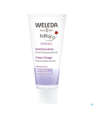 Weleda sensitive cr visage mauve blanche   50ml nf