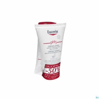 Eucerin ph5 creme mains    2x75ml
