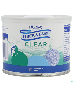 Thick & easy clear epaissant instant boite 126g