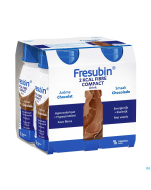 Fresubin 2 kcal fibre compact drink choco 4x125ml