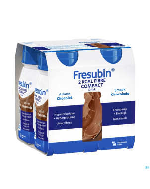 Fresubin 2 kcal fibre compact drink choco 4x125ml