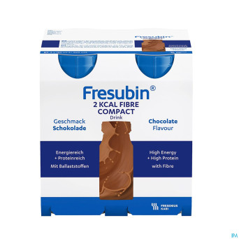Fresubin 2 kcal fibre compact drink choco 4x125ml