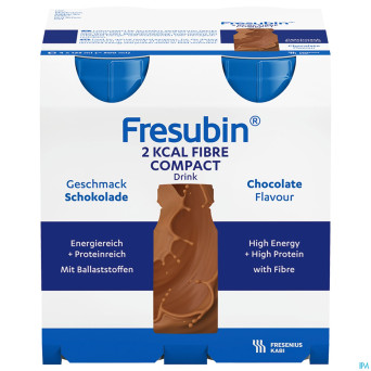 Fresubin 2 kcal fibre compact drink choco 4x125ml