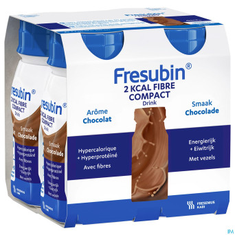 Fresubin 2 kcal fibre compact drink choco 4x125ml