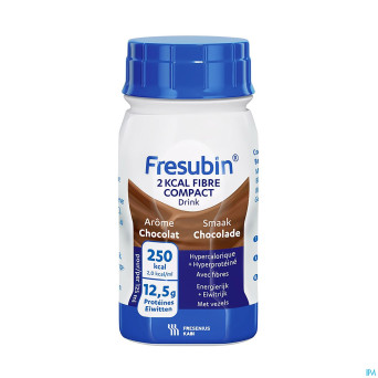 Fresubin 2 kcal fibre compact drink choco 4x125ml