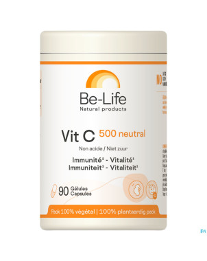 Vit c 500 neutral be life v-caps 50