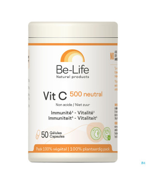 Vit c 500 neutral be life v-caps 50