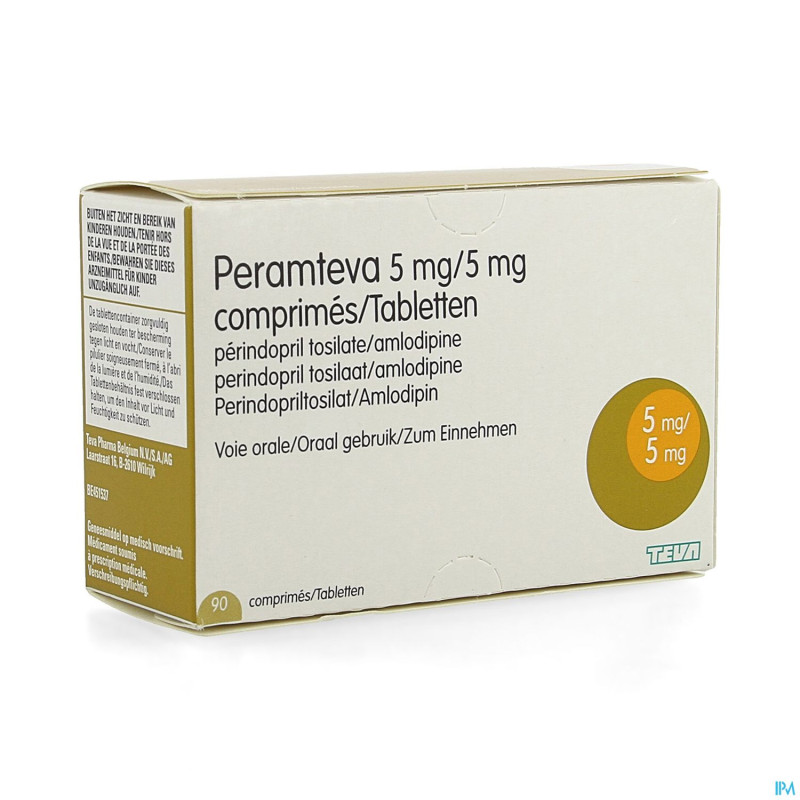 Peramteva  5 mg/ 5 mg comp  90