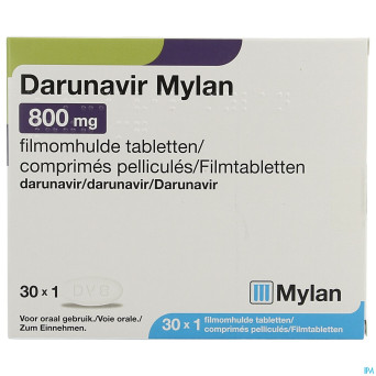 Darunavir viatris 800mg comp pell 30