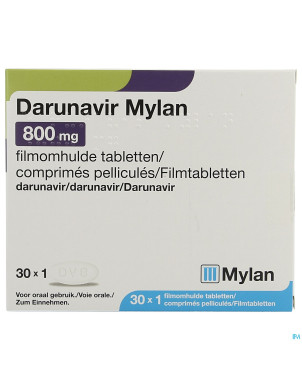 Darunavir viatris 800mg comp pell 30