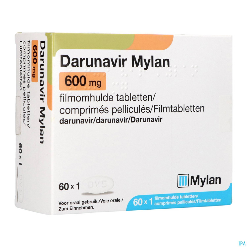 Darunavir viatris 600mg comp pell 60