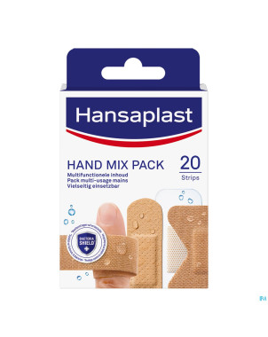 Hansaplast pansements hand mix pack    strips 20
