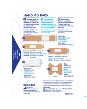 Hansaplast pansements hand mix pack    strips 20