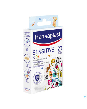 Hansaplast pansements kids sensitive    strips 20