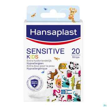 Hansaplast pansements kids sensitive    strips 20