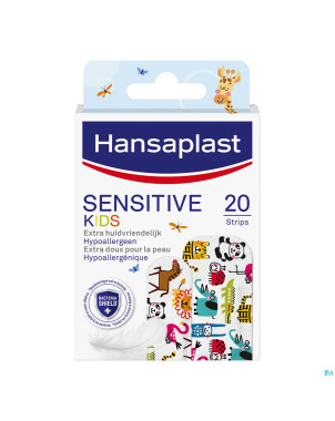 Hansaplast pansements kids sensitive    strips 20