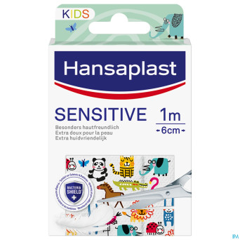 Hansaplast pansements kids sensitive 1mx6cm