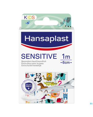 Hansaplast pansements kids sensitive 1mx6cm