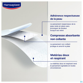 Hansaplast pansements kids sensitive 1mx6cm