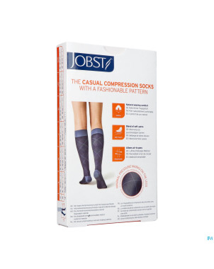 Jobst casual pattern 15-20 ad m blue 1
