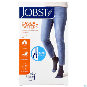 Jobst casual pattern 15-20 ad m blue 1