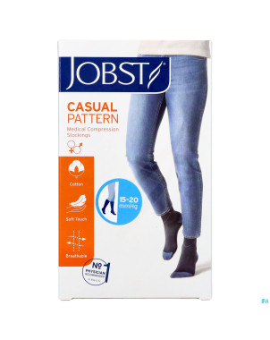 Jobst casual pattern 15-20 ad m blue 1
