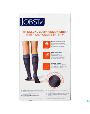 Jobst casual pattern 15-20 ad m blue 1