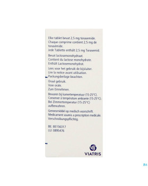 Torrem comp 50x2,5mg