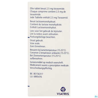 Torrem comp 50x2,5mg