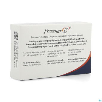 Prevenar 13 orifarm susp inj fl inj 1 x 0,5ml