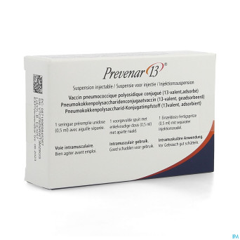 Prevenar 13 orifarm susp inj fl inj 1 x 0,5ml