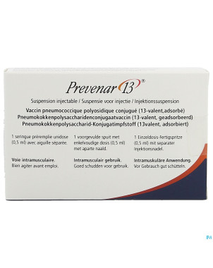 Prevenar 13 orifarm susp inj fl inj 1 x 0,5ml