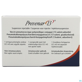 Prevenar 13 orifarm susp inj fl inj 1 x 0,5ml
