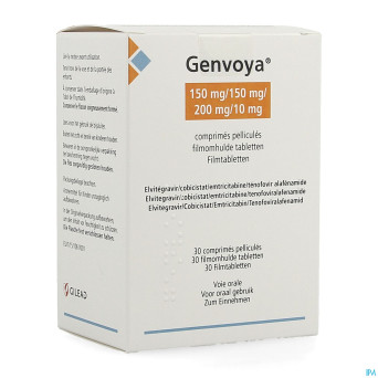 Genvoya 150/150/200/10 orifarm    comp pell 30