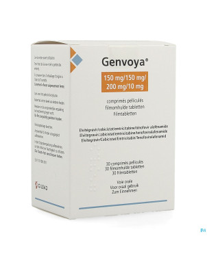 Genvoya 150/150/200/10 orifarm    comp pell 30