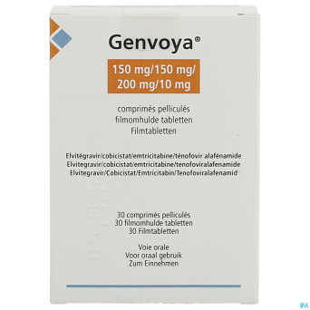 Genvoya 150/150/200/10 orifarm    comp pell 30