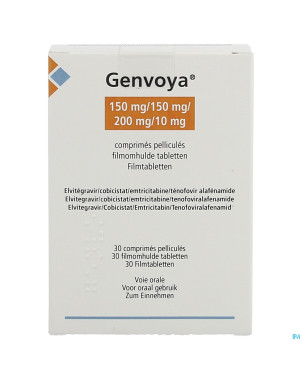 Genvoya 150/150/200/10 orifarm    comp pell 30